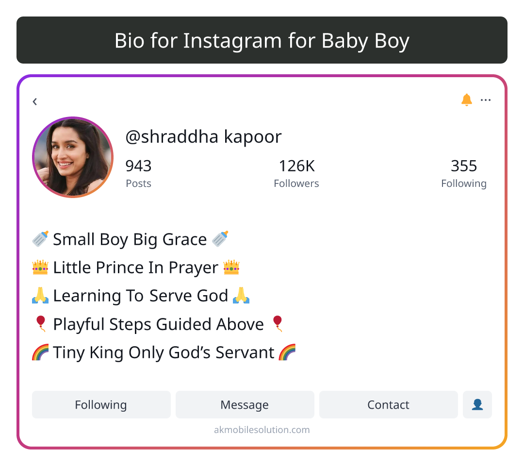 Bio for Instagram for Baby Boy - best instagram bio for boy