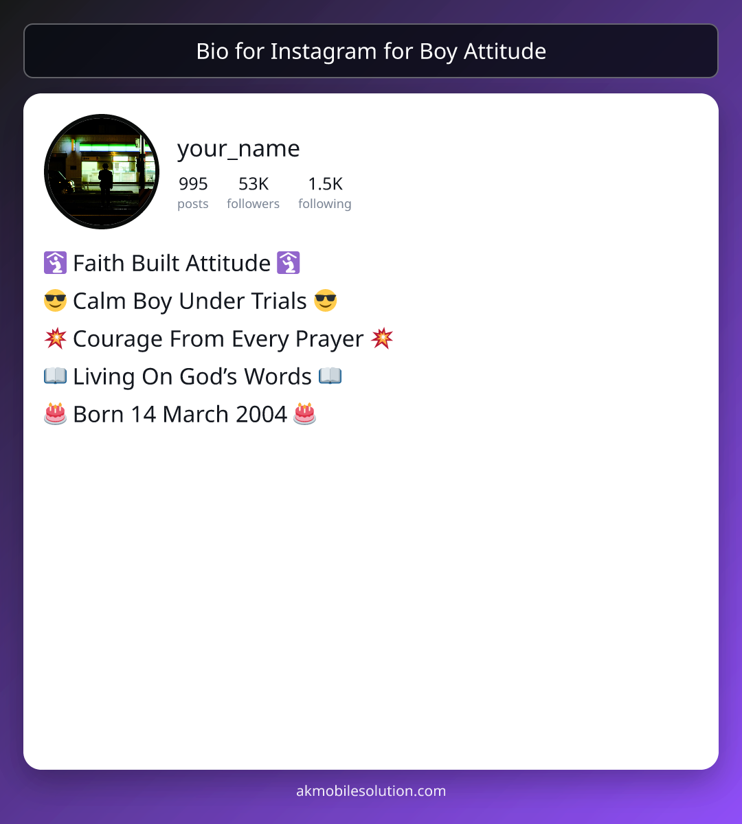 Bio for Instagram for Boy Attitude - instagram bio 2026 for boy