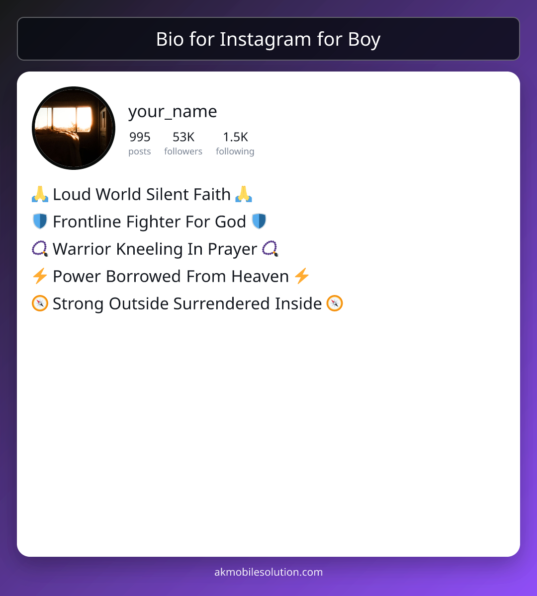 Bio for Instagram for Boy - instagram bio 2026 for boy
