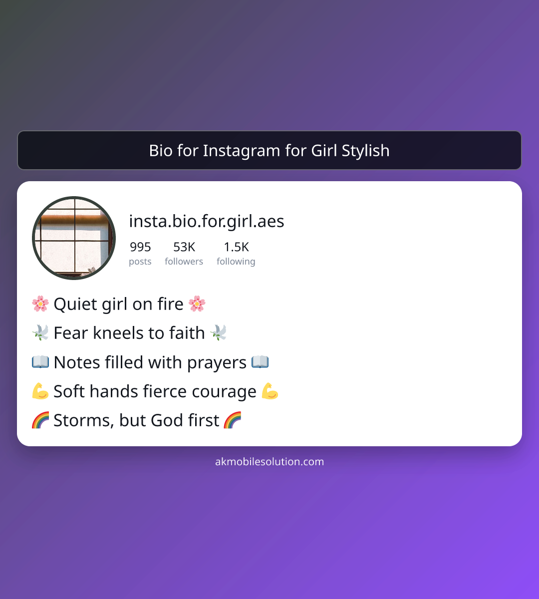 Bio for Instagram for Girl Stylish - insta bio for girl aesthetic