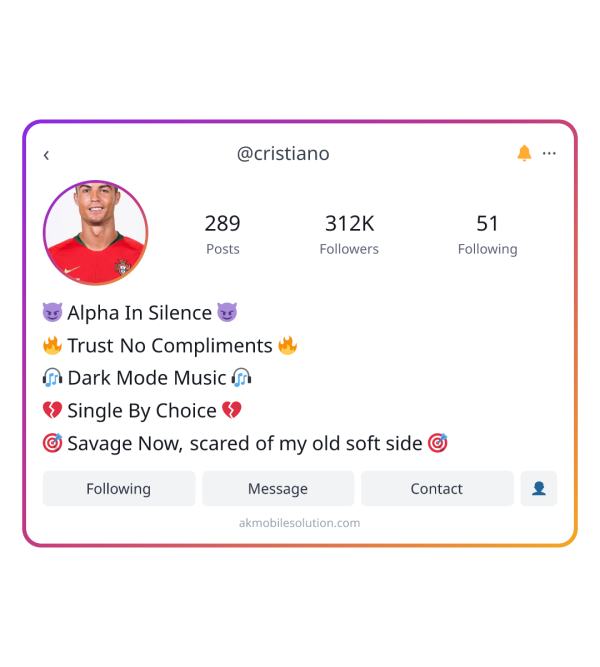 [8+] Boy Insta Bio Attitude 2026 – Great Legendary Collection