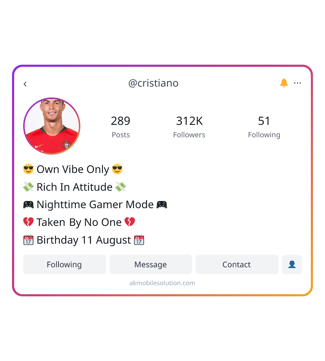 Boy Insta Bio Attitude Stylish