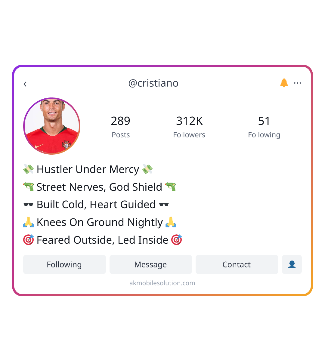 Gangster Instagram Bio Stylish Boy - boy insta bio attitude